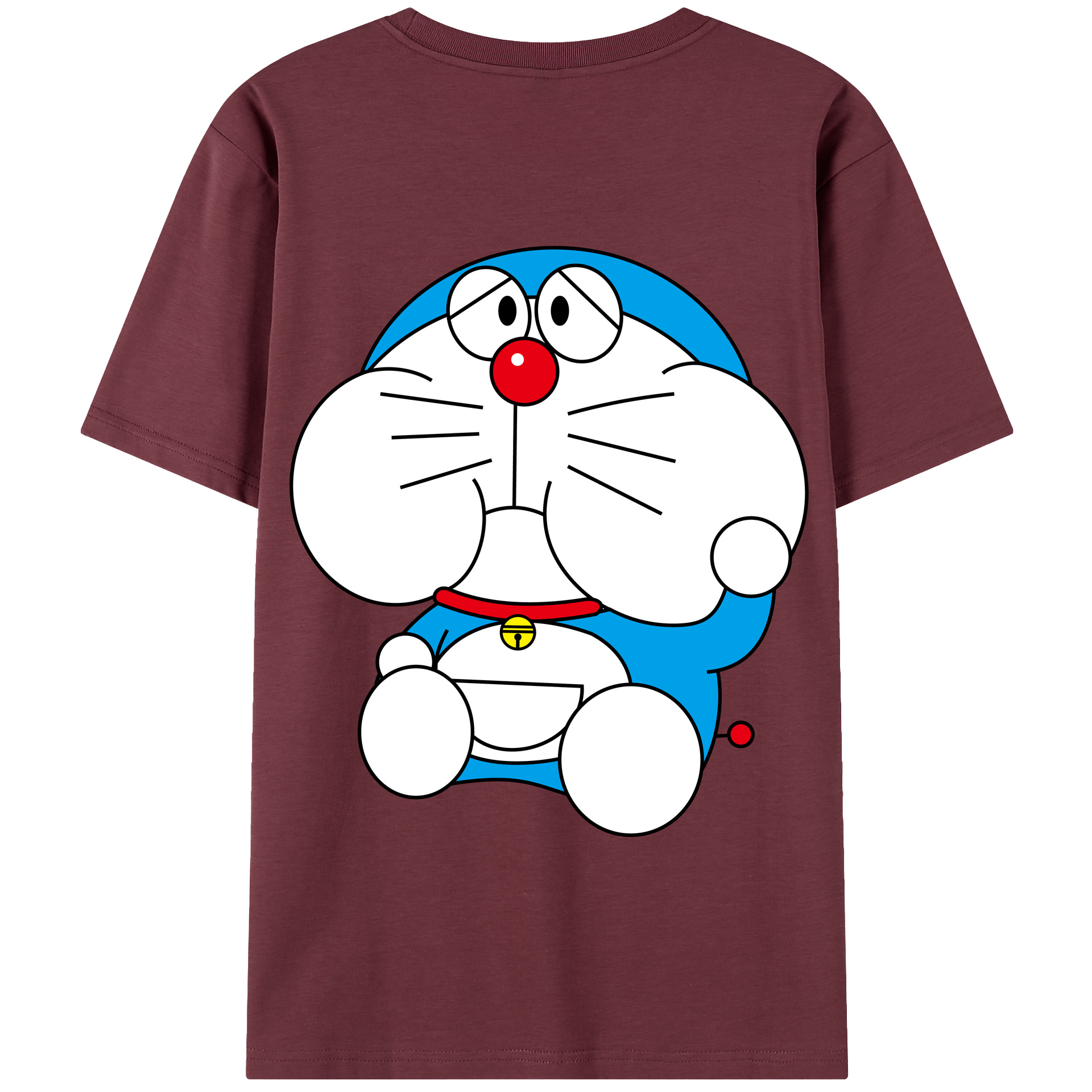 （画像用） ドラえもん Doraemon 綿100％半袖Tシャツ（背面プリント）